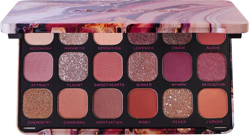 Makeup Revolution Paleta cieni do powiek Forever Flawless Allure, 19,8 g