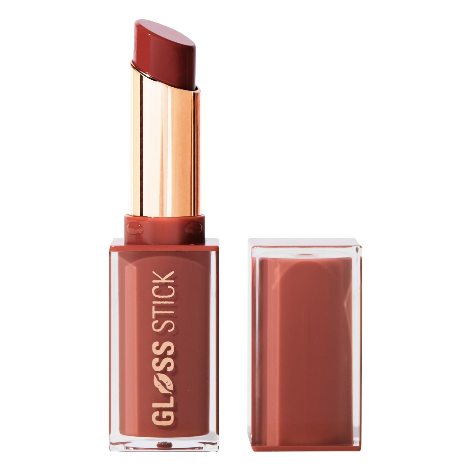 Makeup Revolution Pout Lip Gloss Stick Błyszczyk do ust, Toffee Nude