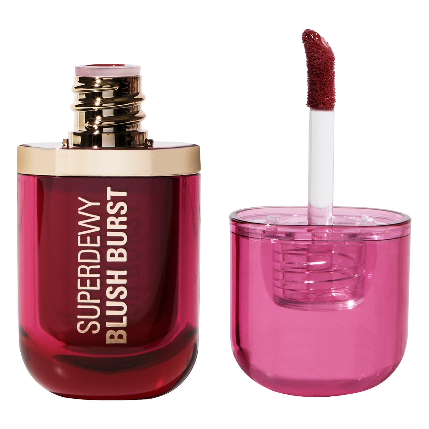 Makeup Revolution Superdewy Blush Burst Róż w płynie, Very Cherry Berry 