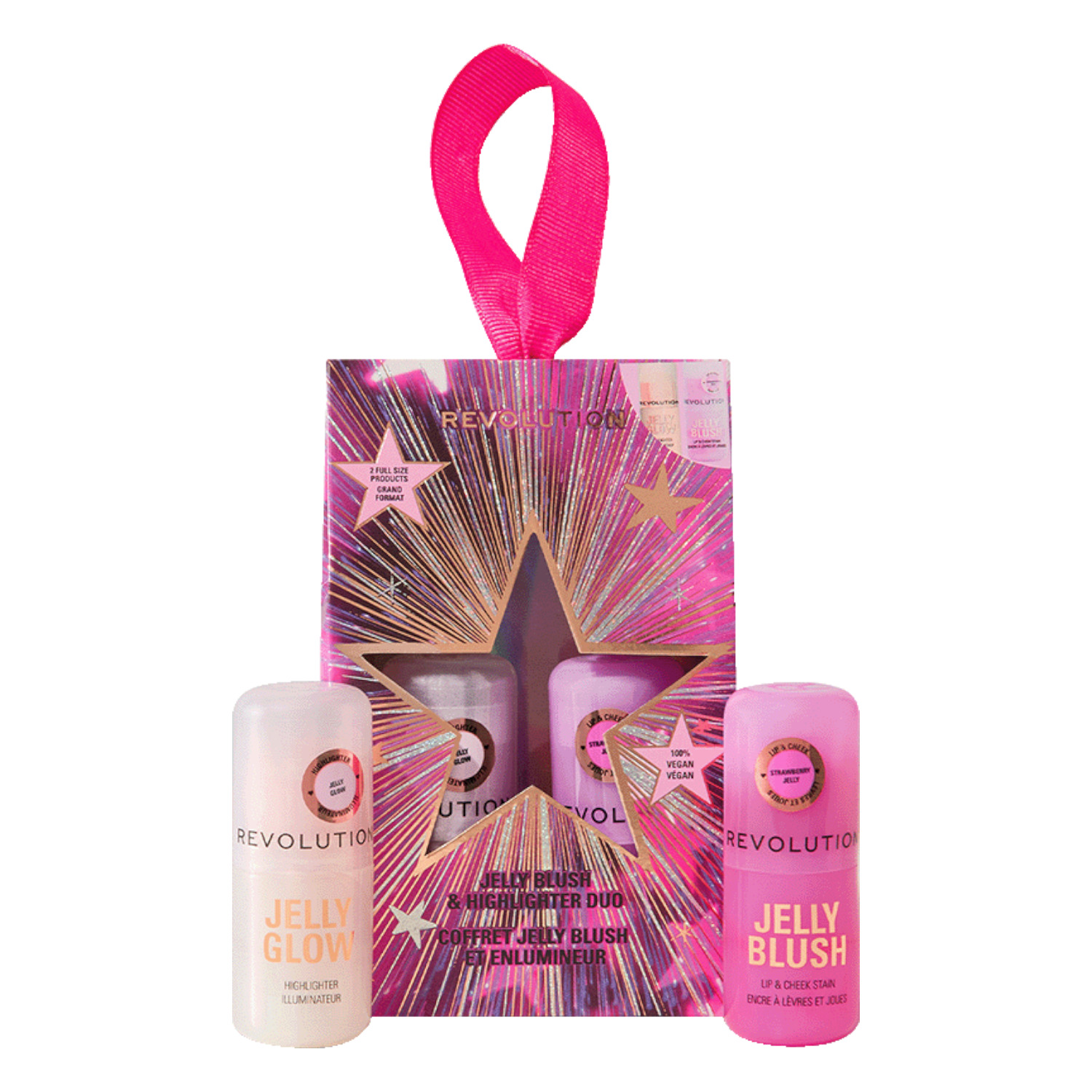 MAKEUP REVOLUTION Set Fard e Illuminante in Gel