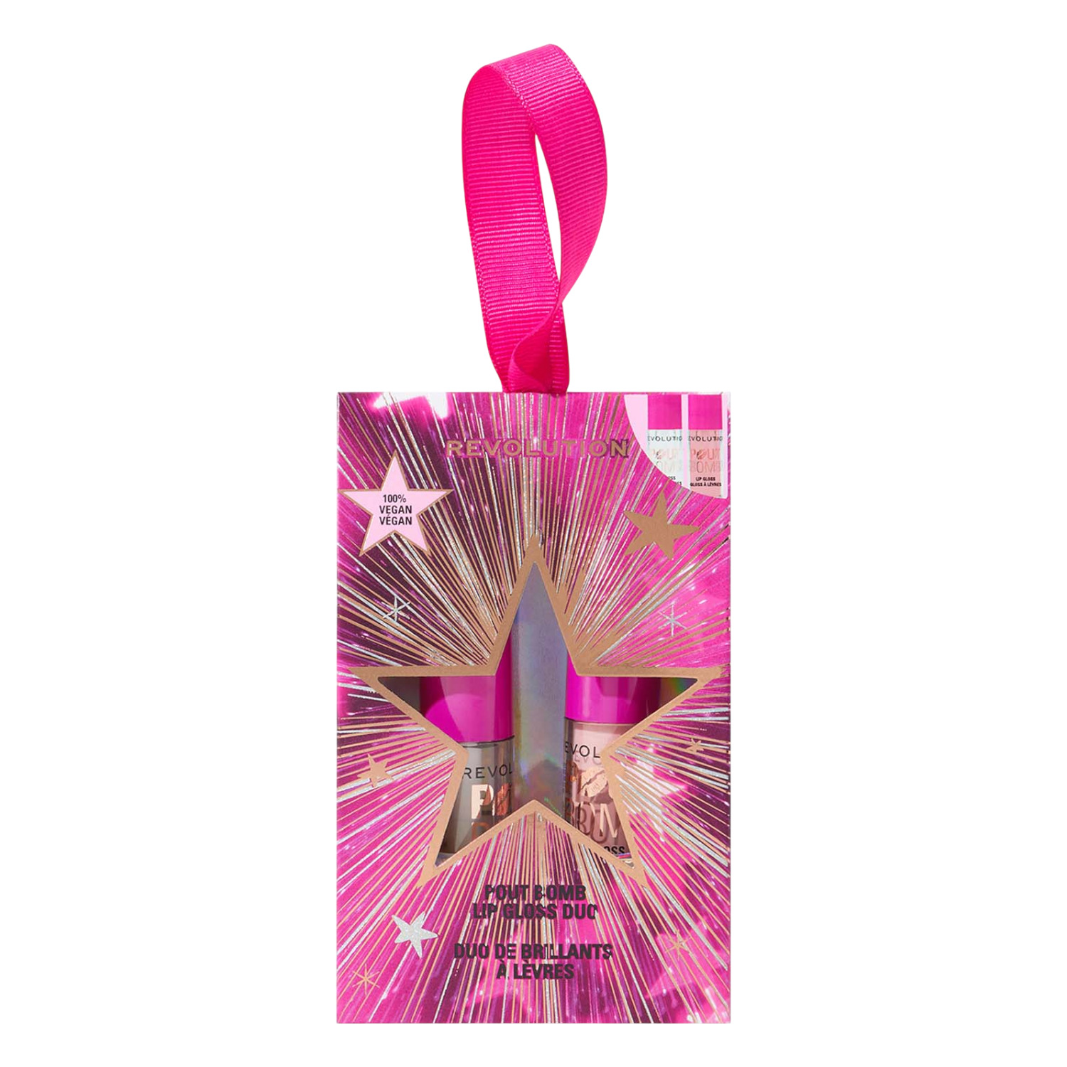 MAKEUP REVOLUTION Set Mini Lucidalabbra Volumizzante Pout Bomb