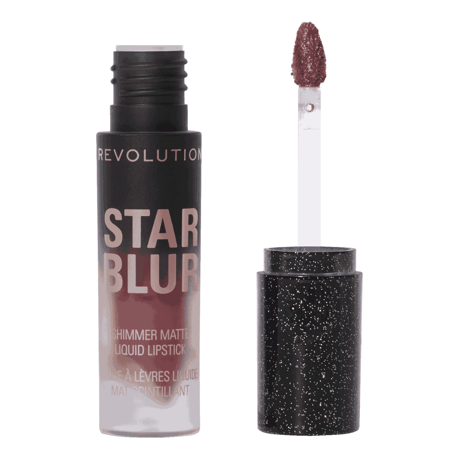 MAKEUP REVOLUTION Star Blur Shimmer Matte Liquid Lip Pomadka do ust, Moonlit Rose