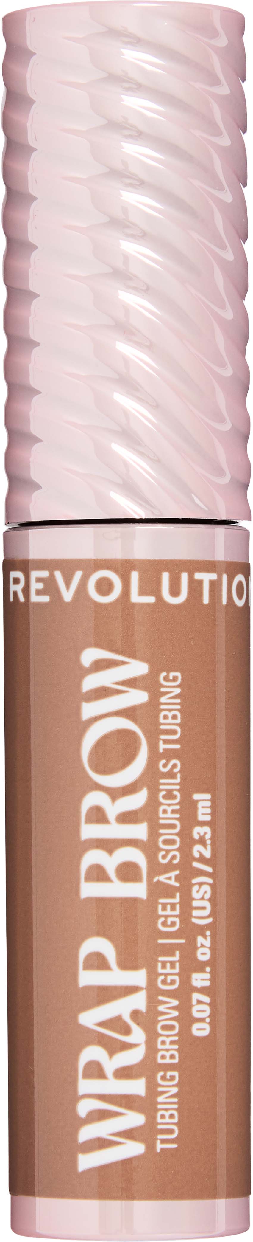 Makeup Revolution Wrap Brow Żel do brwi Warm Medium Brown, 2,3 ml