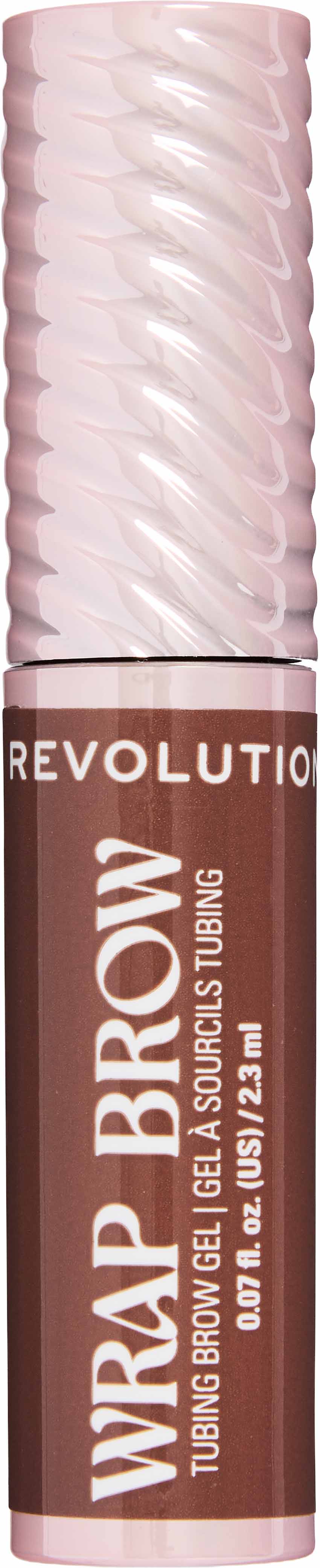 Makeup Revolution Wrap Brow Żel do brwi Dark Brown, 2,3 ml