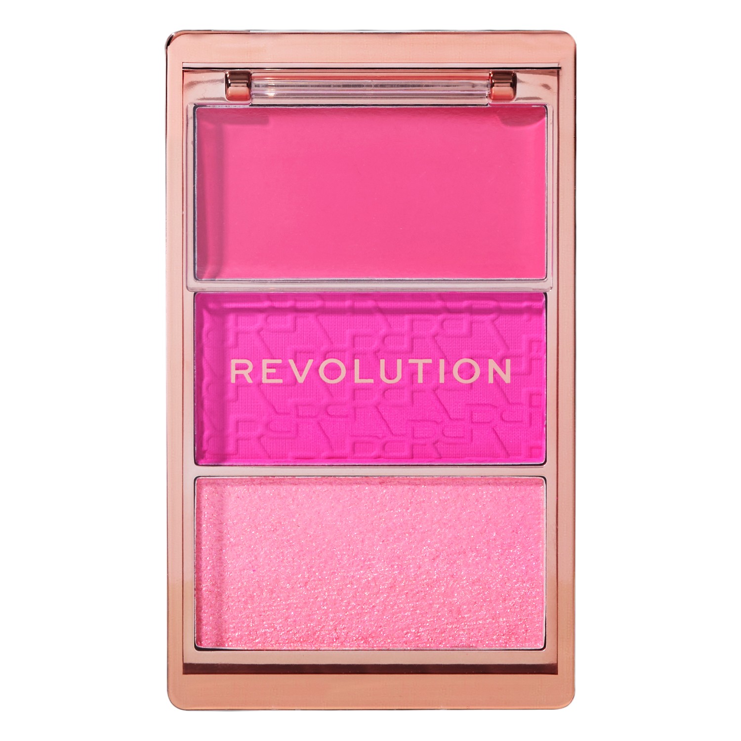 Makeup Revolution Blush Icon Palette Palette di blush, Hot Pink Flag