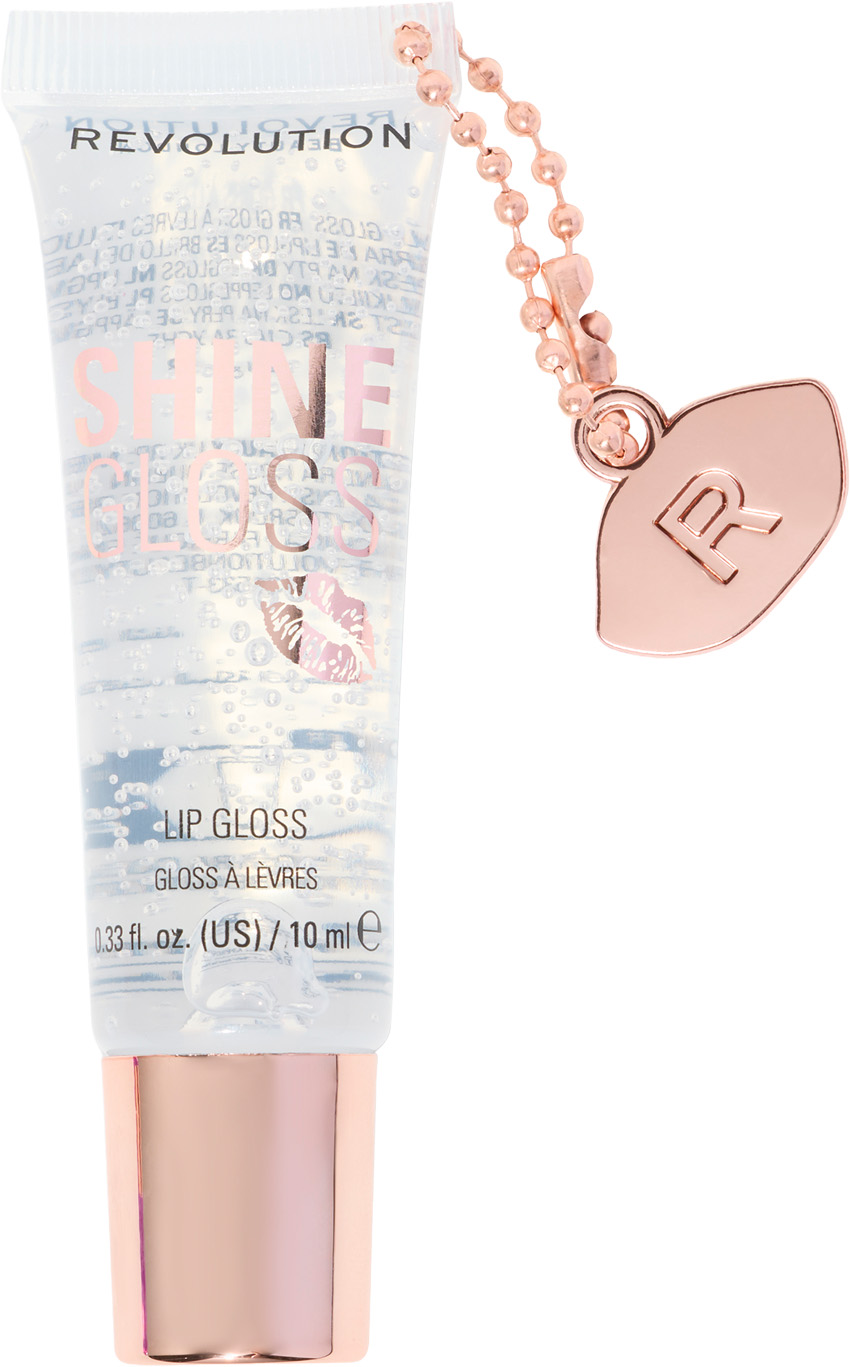 Makeup Revolution Shine Gloss Lip Gloss Błyszczyk do ust Clear Sugar, 10 ml