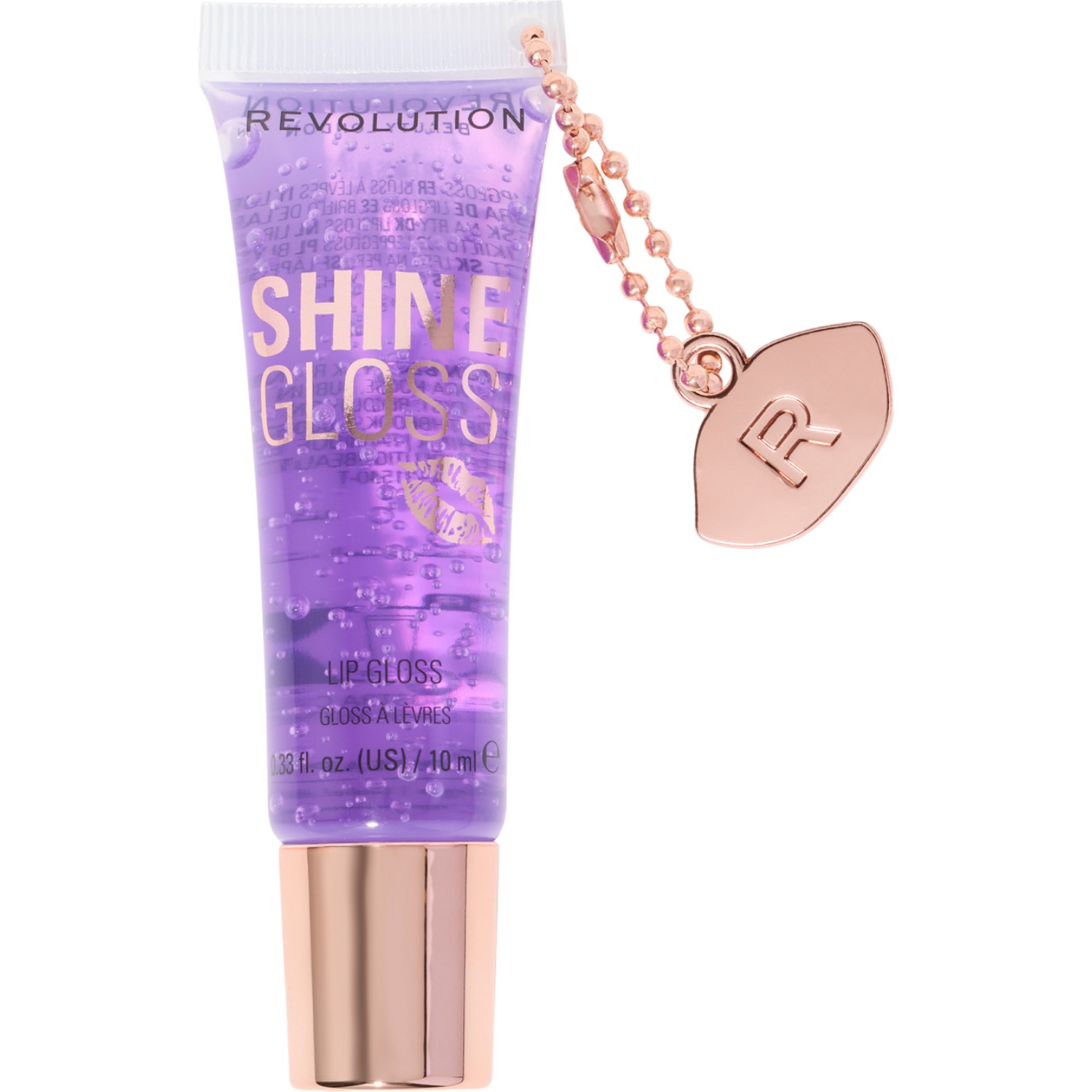 Makeup Revolution Shine Gloss Lip Gloss Błyszczyk do ust, Purple Gummy