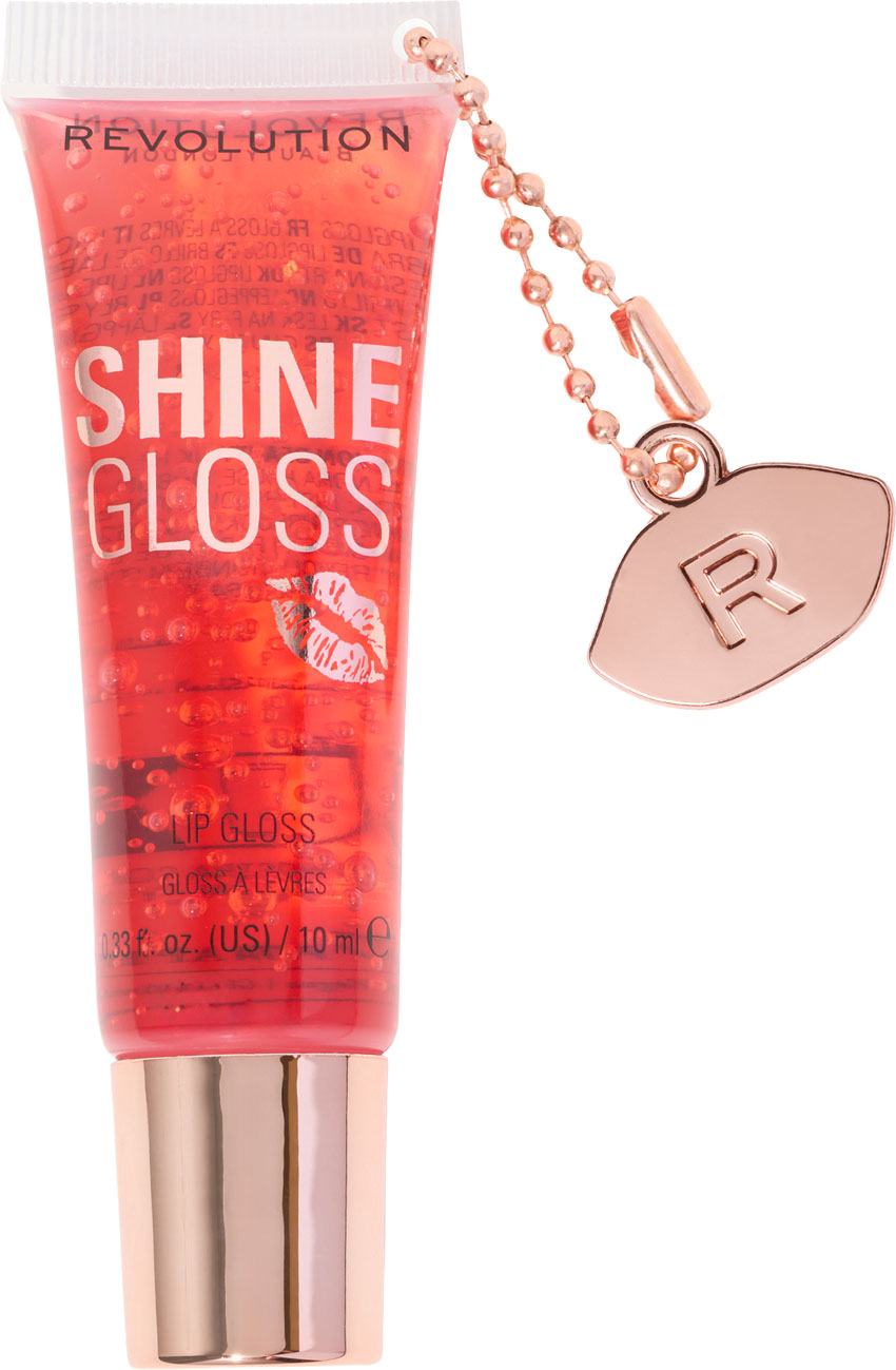 Makeup Revolution Shine Gloss Lip Gloss Błyszczyk do ust Peach Pop, 10 ml