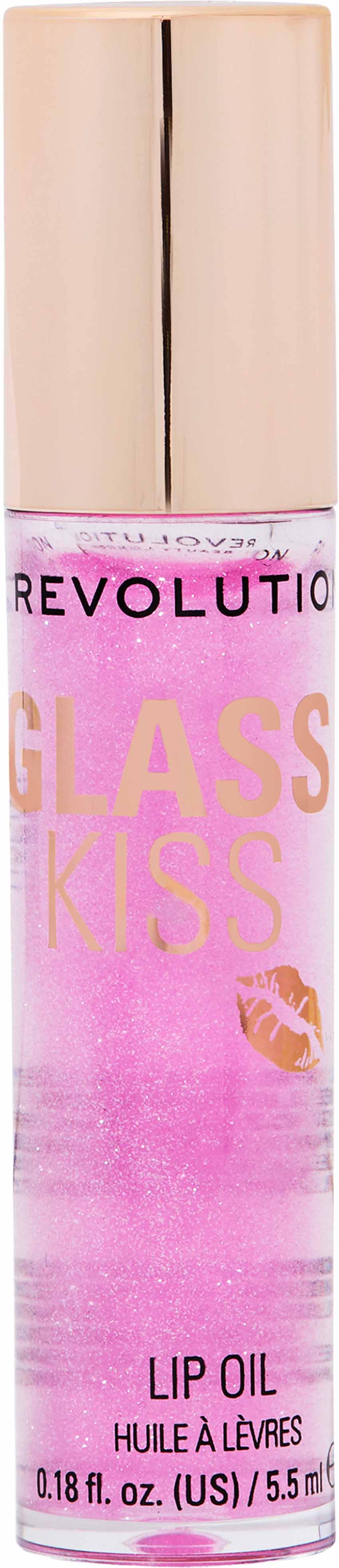 Makeup Revolution Glass Kiss Roller Ball Lip Oil Olejek do ust Enchanted Purple Shimmer, 5,5 ml