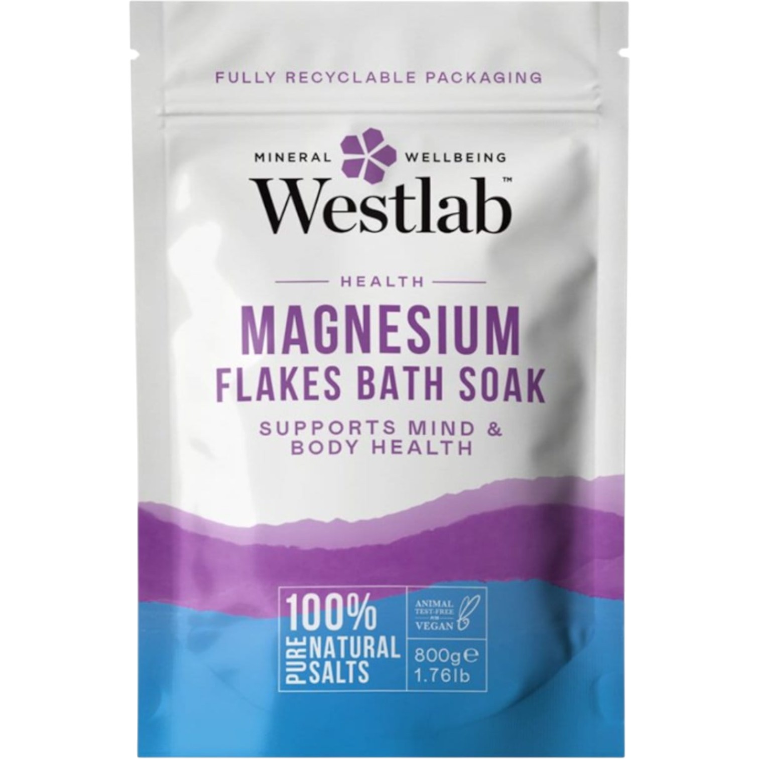 Westlab Magnesium Flakes, Płatki magnezowe do kąpieli