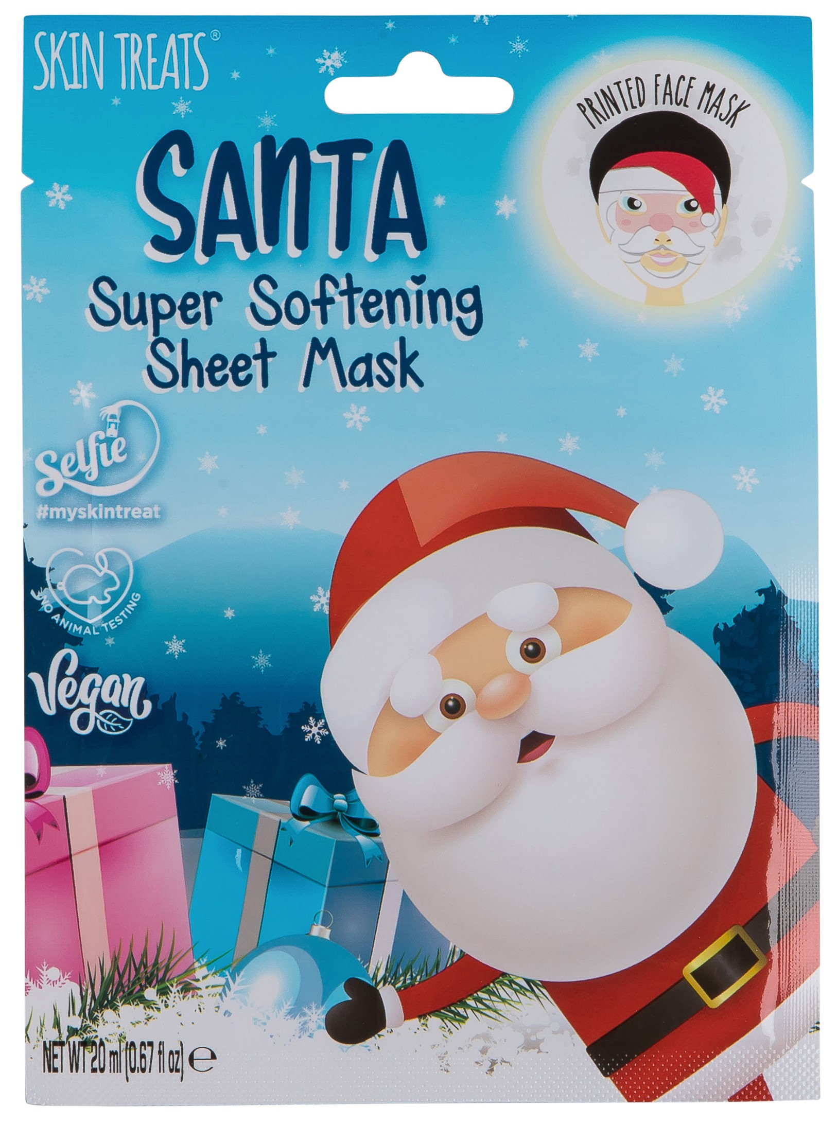 Skin Treats Maska w płachcie Mikołaj
