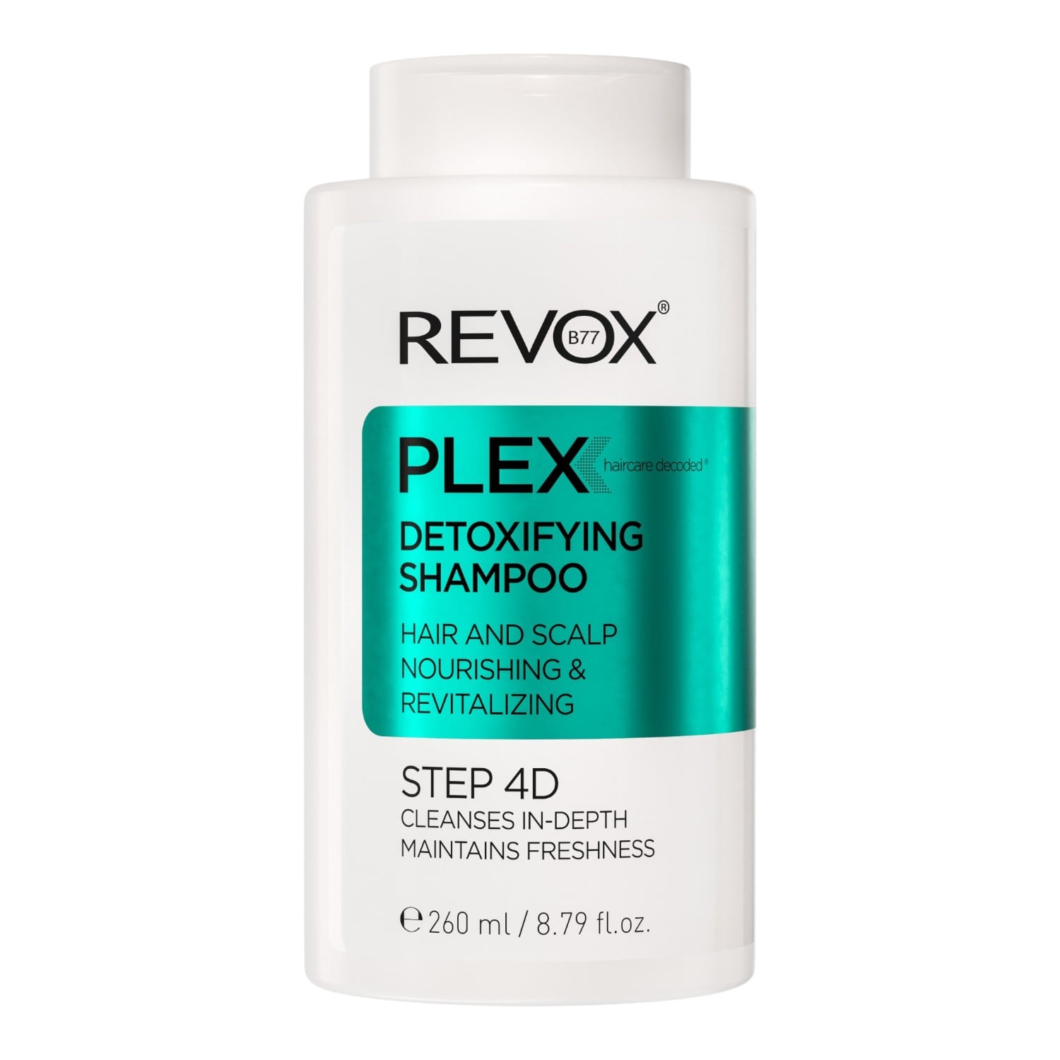 Revox B77 Plex Detoxifying Shampoo Oczyszczający szampon detoksykujący, Step 4D