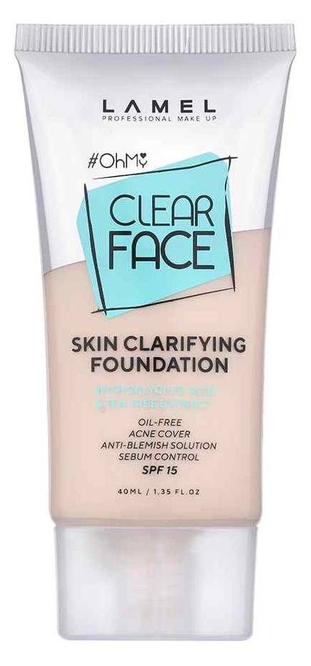 Lamel Oh My Clear Podkład 402  Deep Beige 40 ml