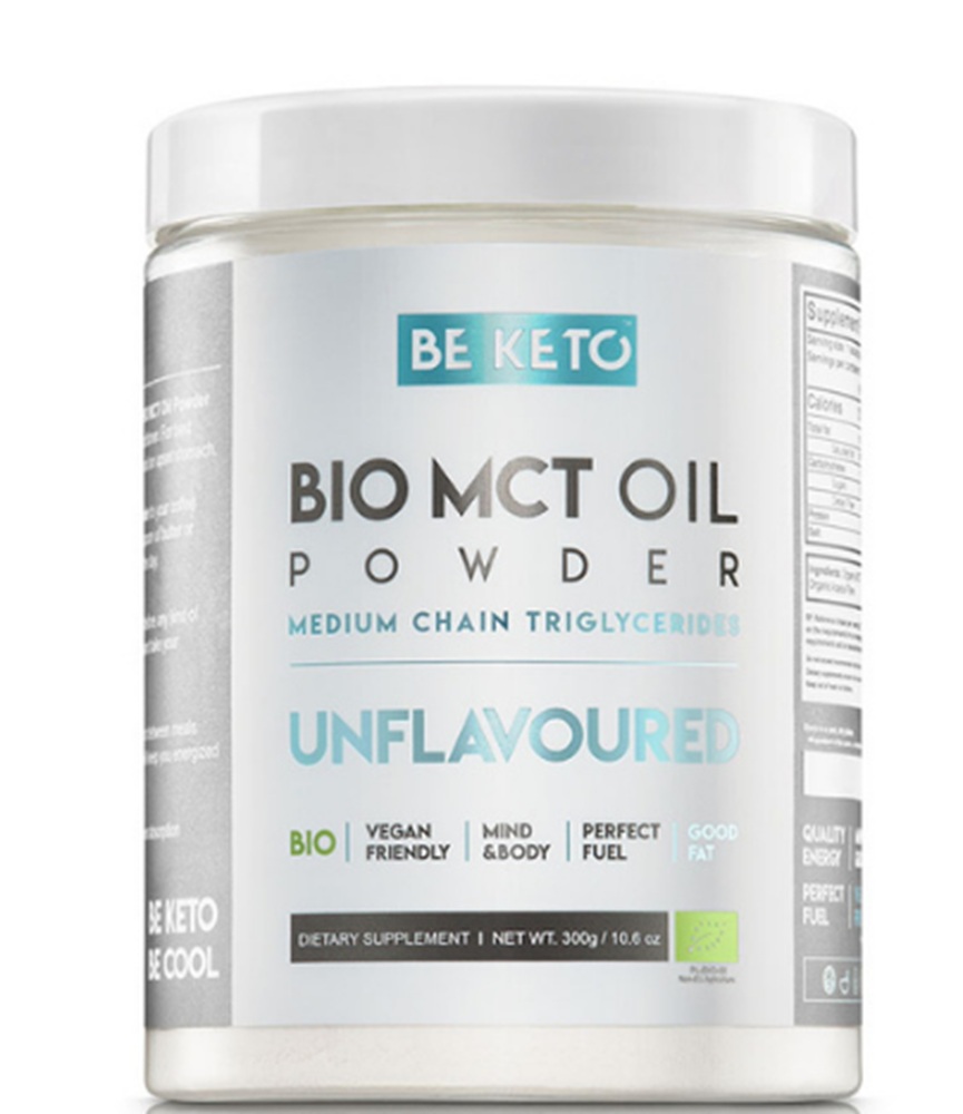BeKeto Bio Olej MCT bezsmakowy, proszek 300 g
