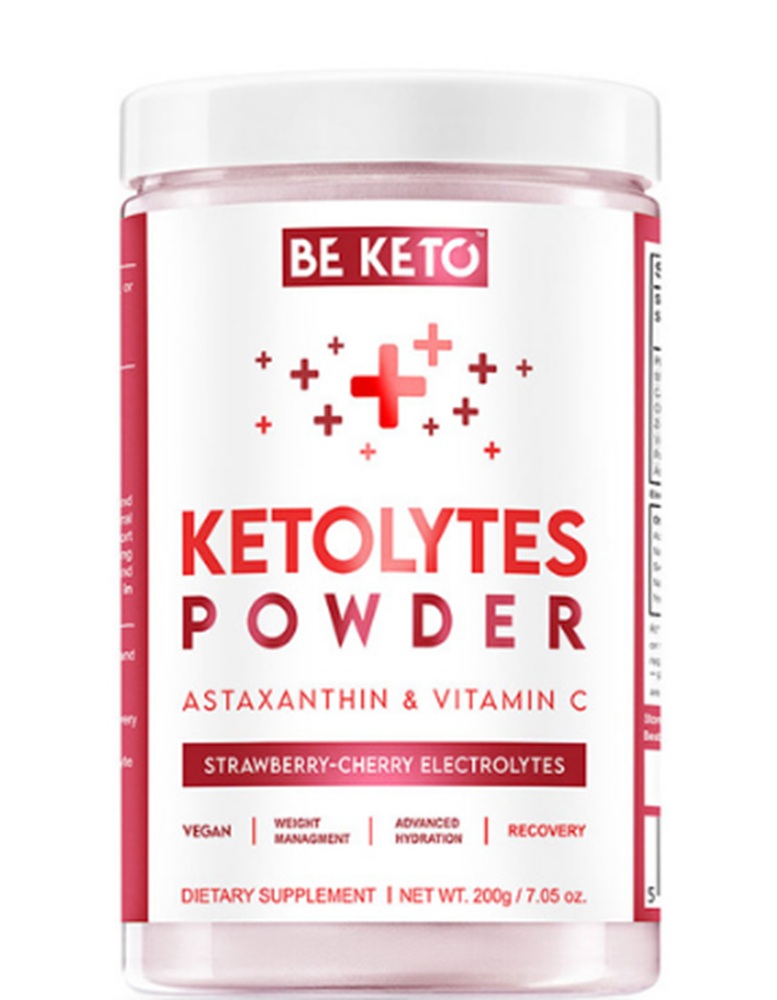 BeKeto Elektrolity Ketolytes Smak Wiśnia i Truskawka, proszek 200 mg