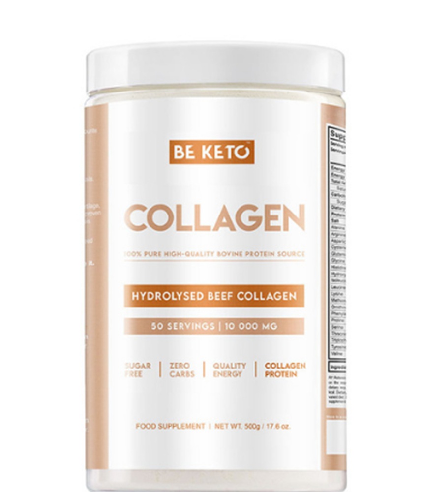 BeKeto Czysty Kolagen Wołowy Besmakowy, proszek 500 mg