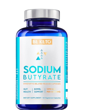 BeKeto Maślan Sodu, kapsułki 90 szt.