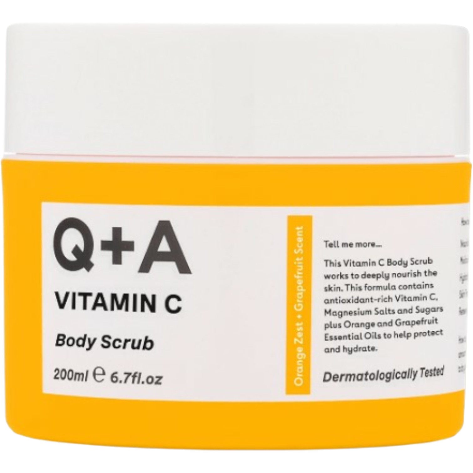 Q+A Vitamin C Peeling do ciała z witaminą C