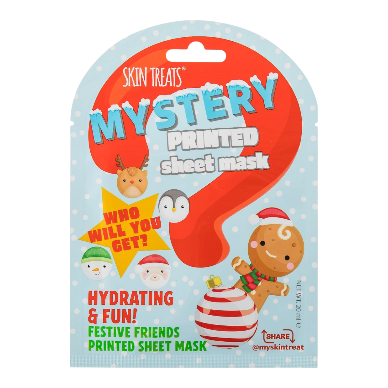 Skin Treats Mystery Masks - Maseczka w płachcie 1 szt.