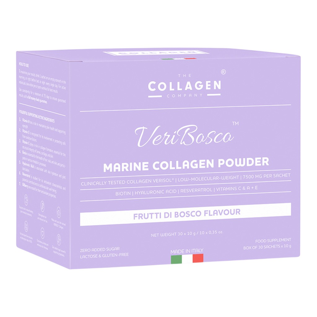 The Collagen Company Veribosco Kolagen Morski 7500 mg o smaku owoców leśnych Proszek, 30 sasz.