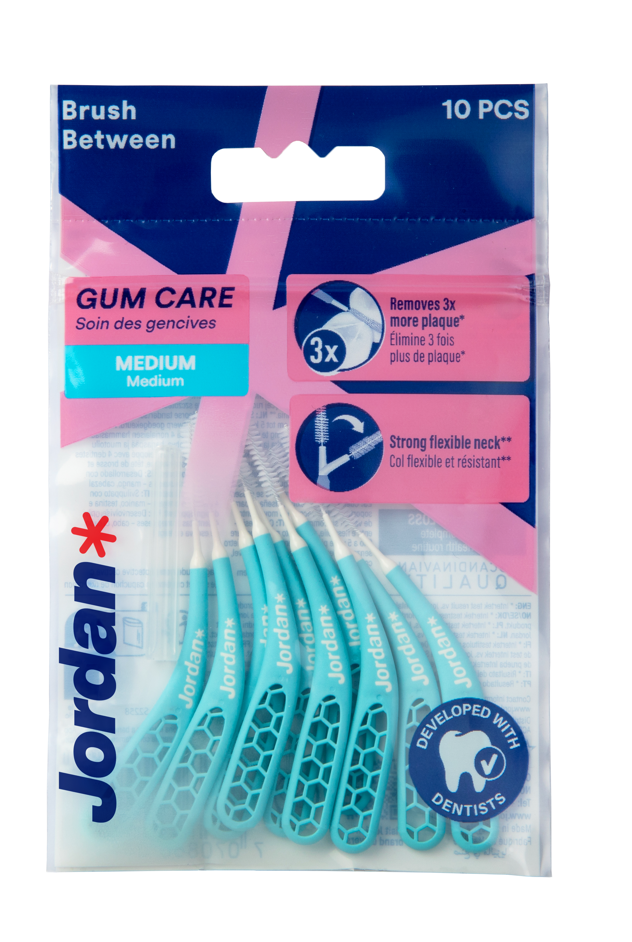 Jordan Clinic Brush Szczoteczki Międzyzębowe Between Medium