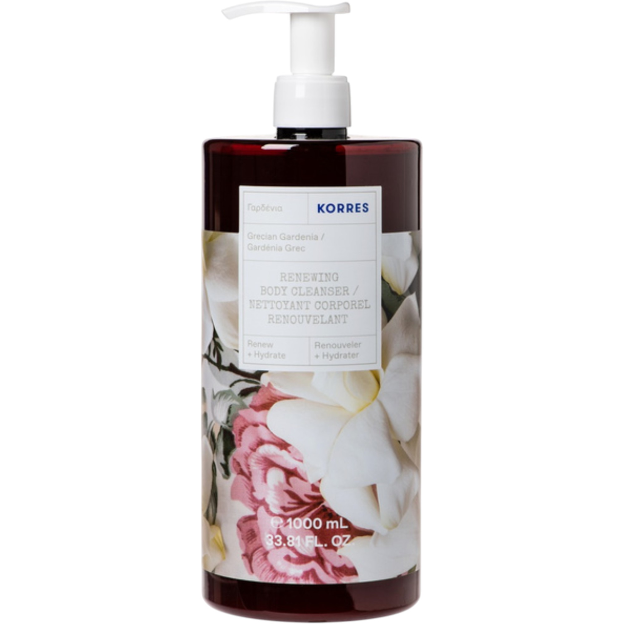 Korres Żel do mycia ciała Gardenia, 1l