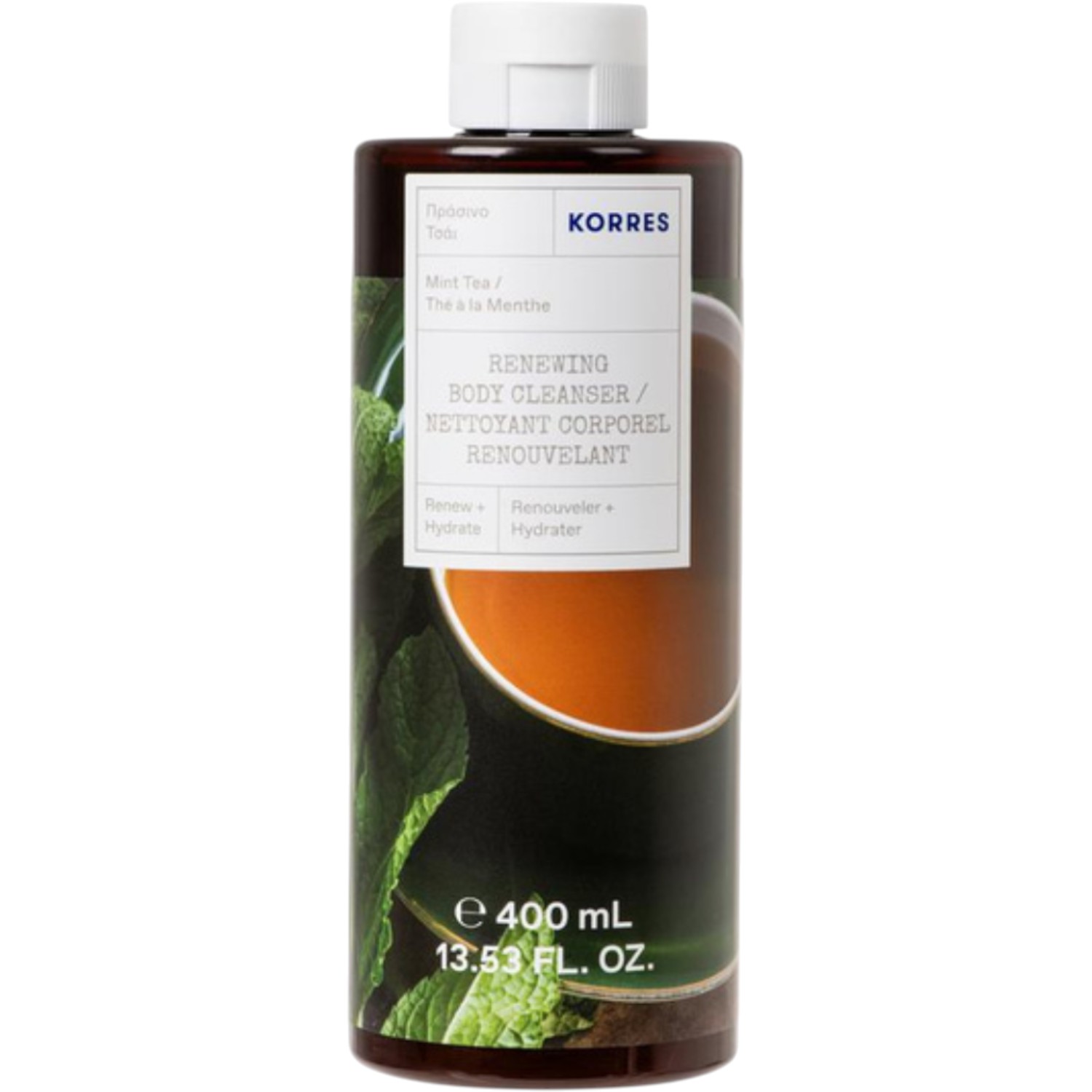 Korres Żel do mycia ciała Mint Tea, 400ml