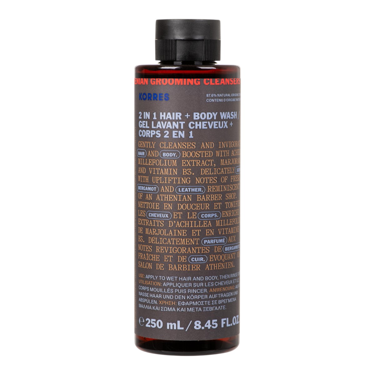 Korres Achillea Szampon & Żel pod prysznic 2w1 dla mężczyzn