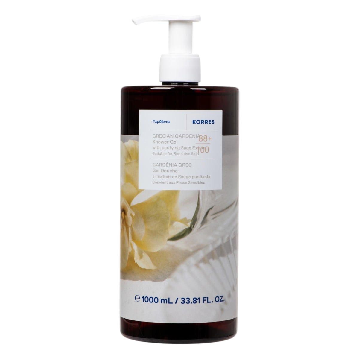 Korres Żel do mycia ciała Gardenia, 1 l