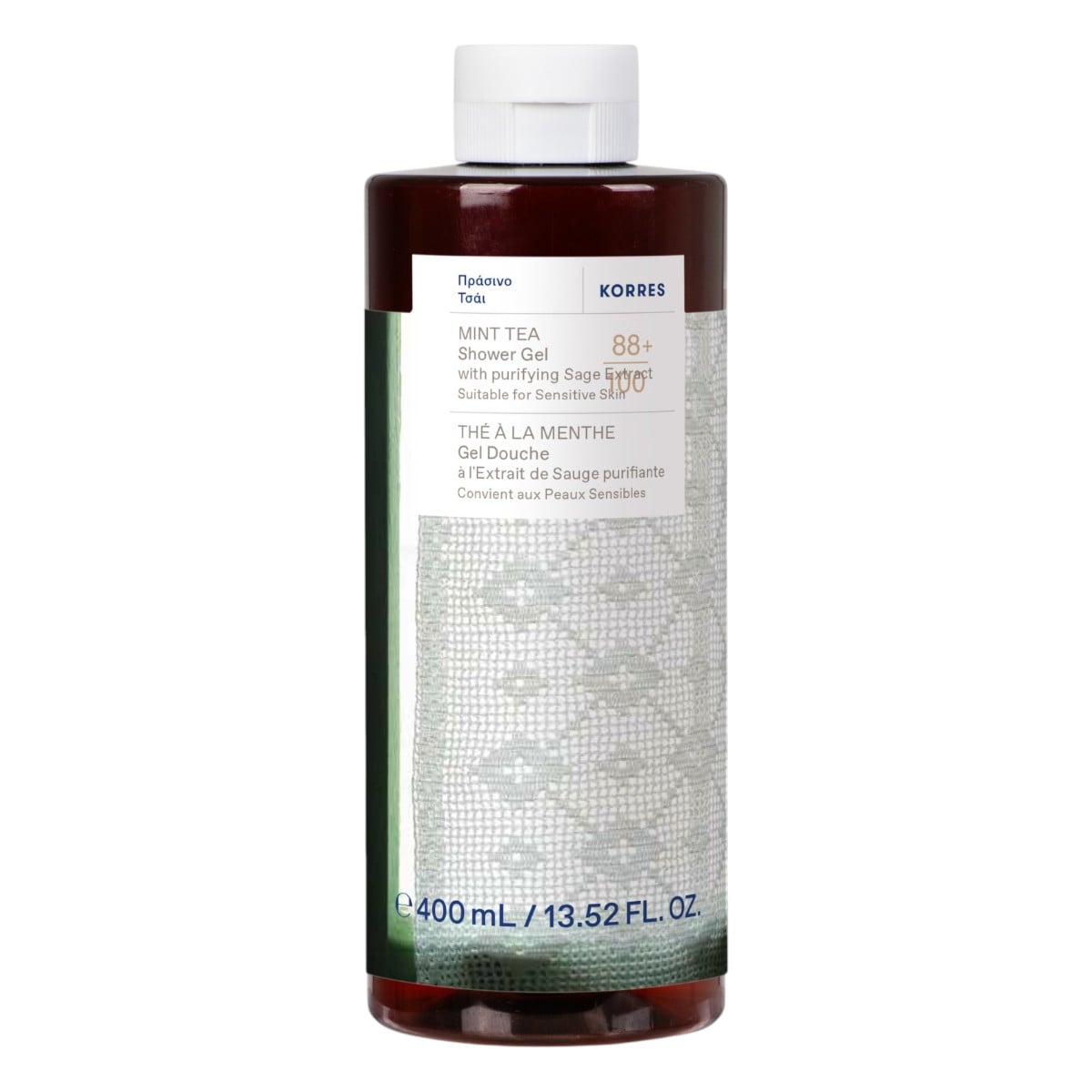 Korres Żel do mycia ciała Mint Tea, 400 ml