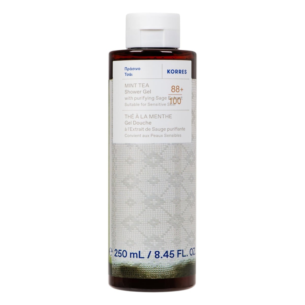 Korres Żel do mycia ciała Mint Tea, 250 ml