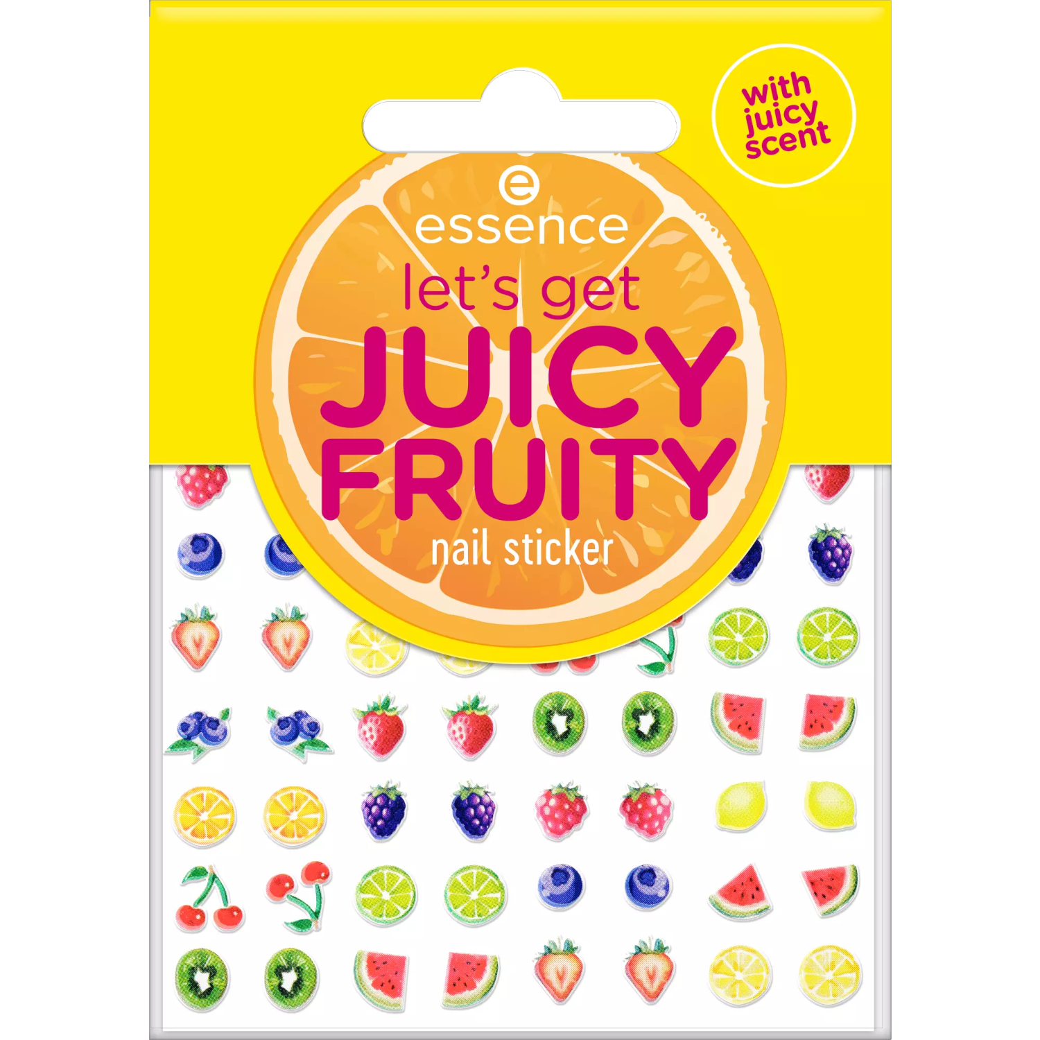 Essence Let's Get Juicy Fruity Adesivi per Unghie 56 pezzi