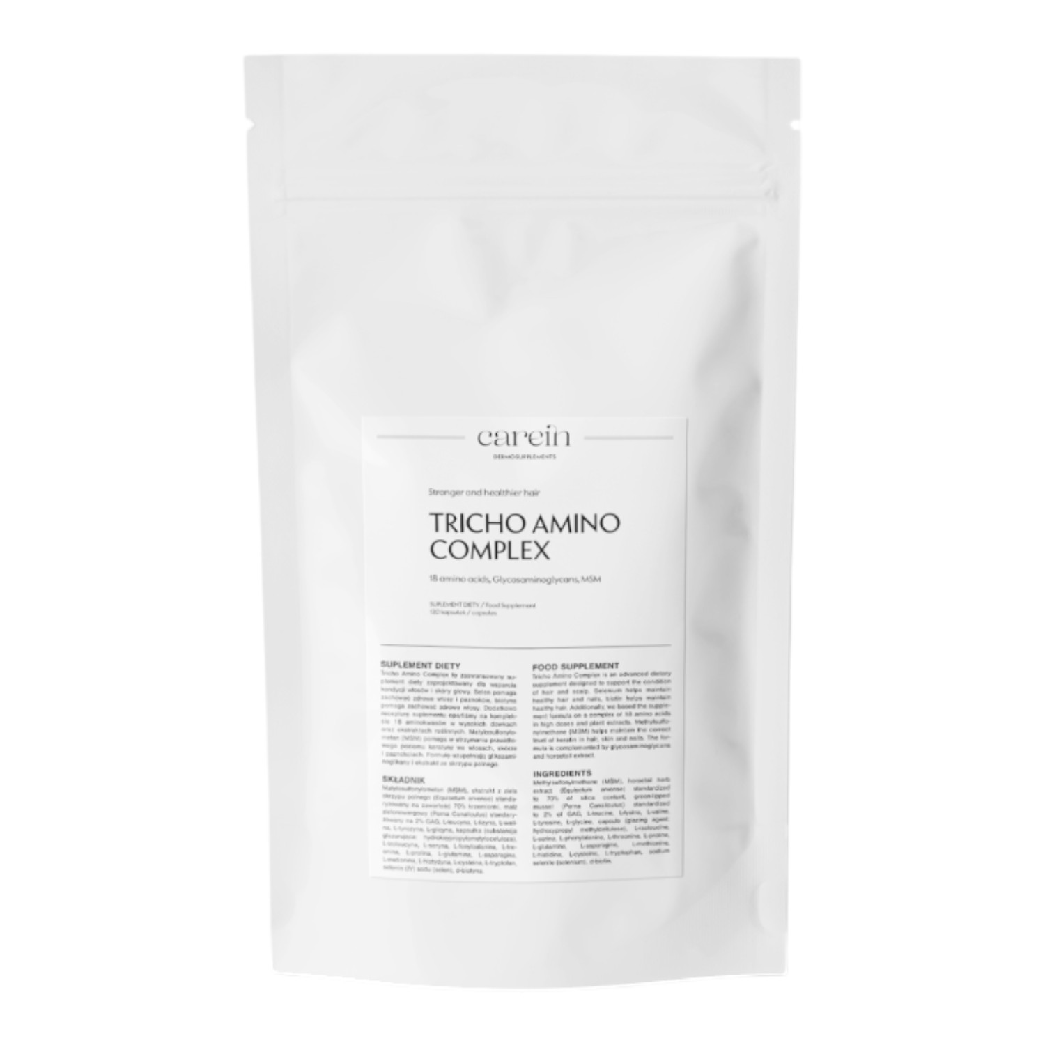 Carein Tricho Amino Complex Kapsułki, 120 szt. Refill