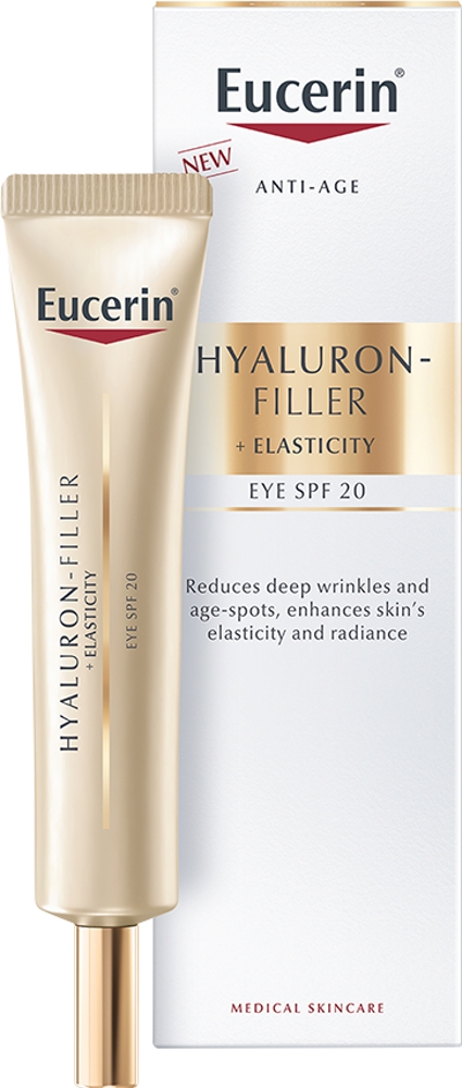 Eucerin Hyaluron Filler + Elasticity krem pod oczy SPF20