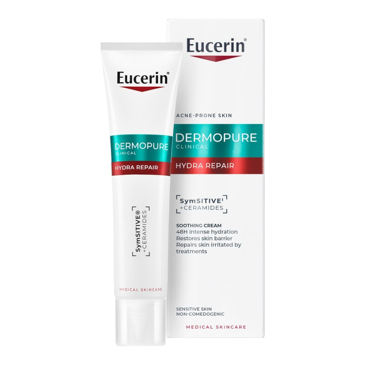 Eucerin Dermopure Clinical Krem kojący Hydra Repair 