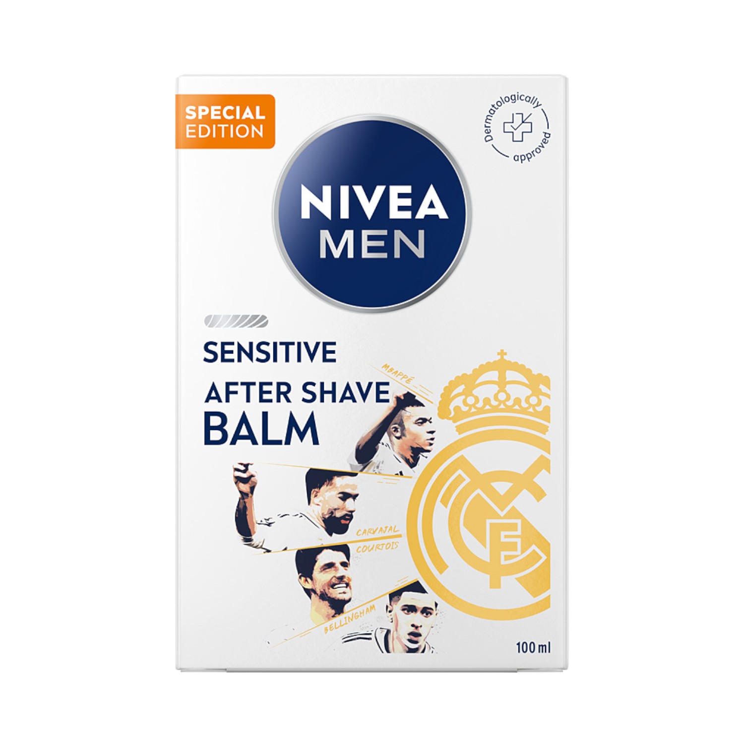 Nivea Real Madryt Sensitive Łagodzący Balsam po goleniu 