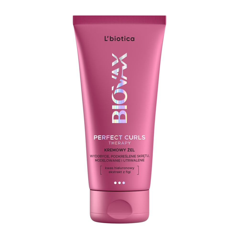 L'biotica Biovax Perfect Curls Therapy Kremowy żel do stylizacji fal i loków 