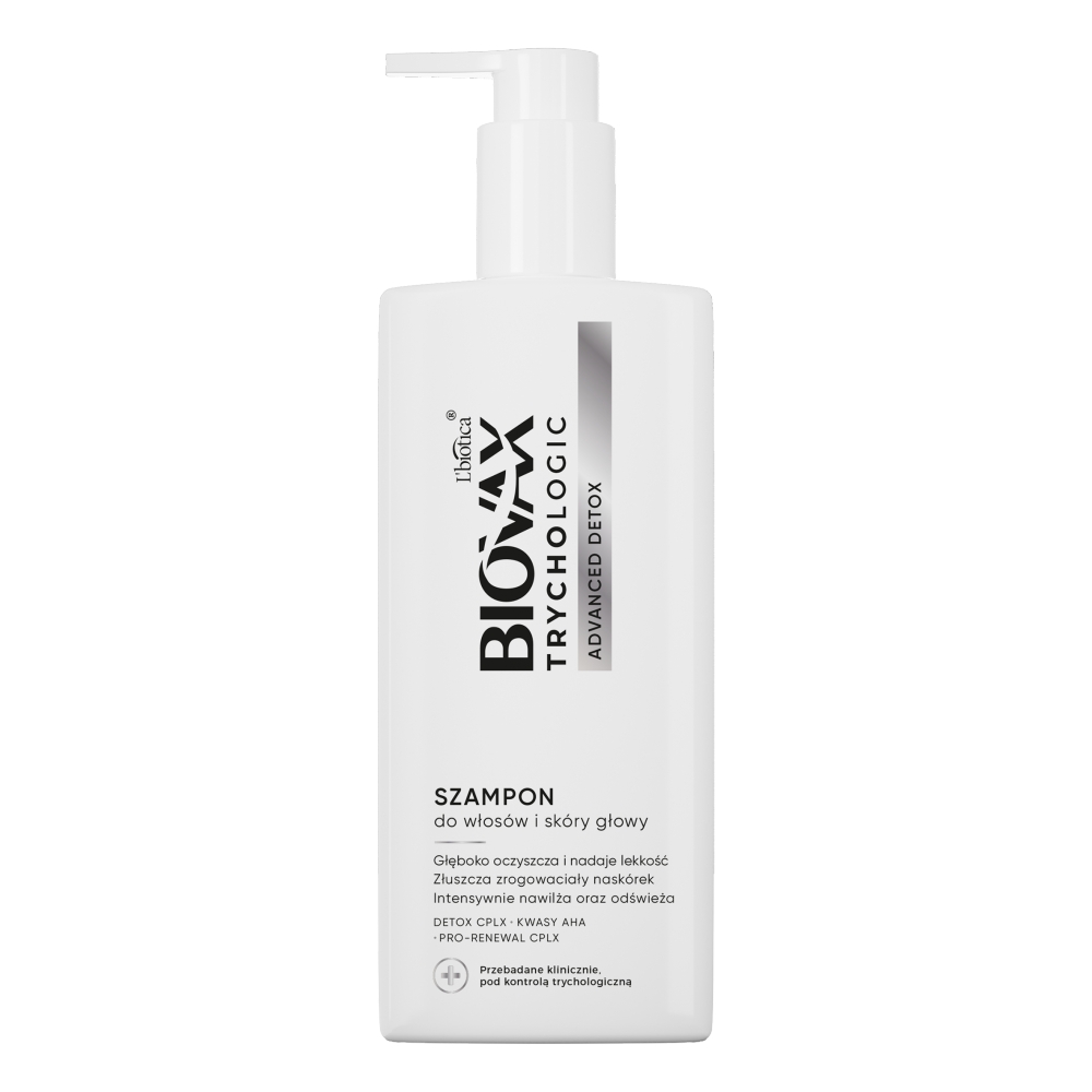 Biovax Trychologic Advanced Detox - Szampon do włosów i skóry głowy 200 ml