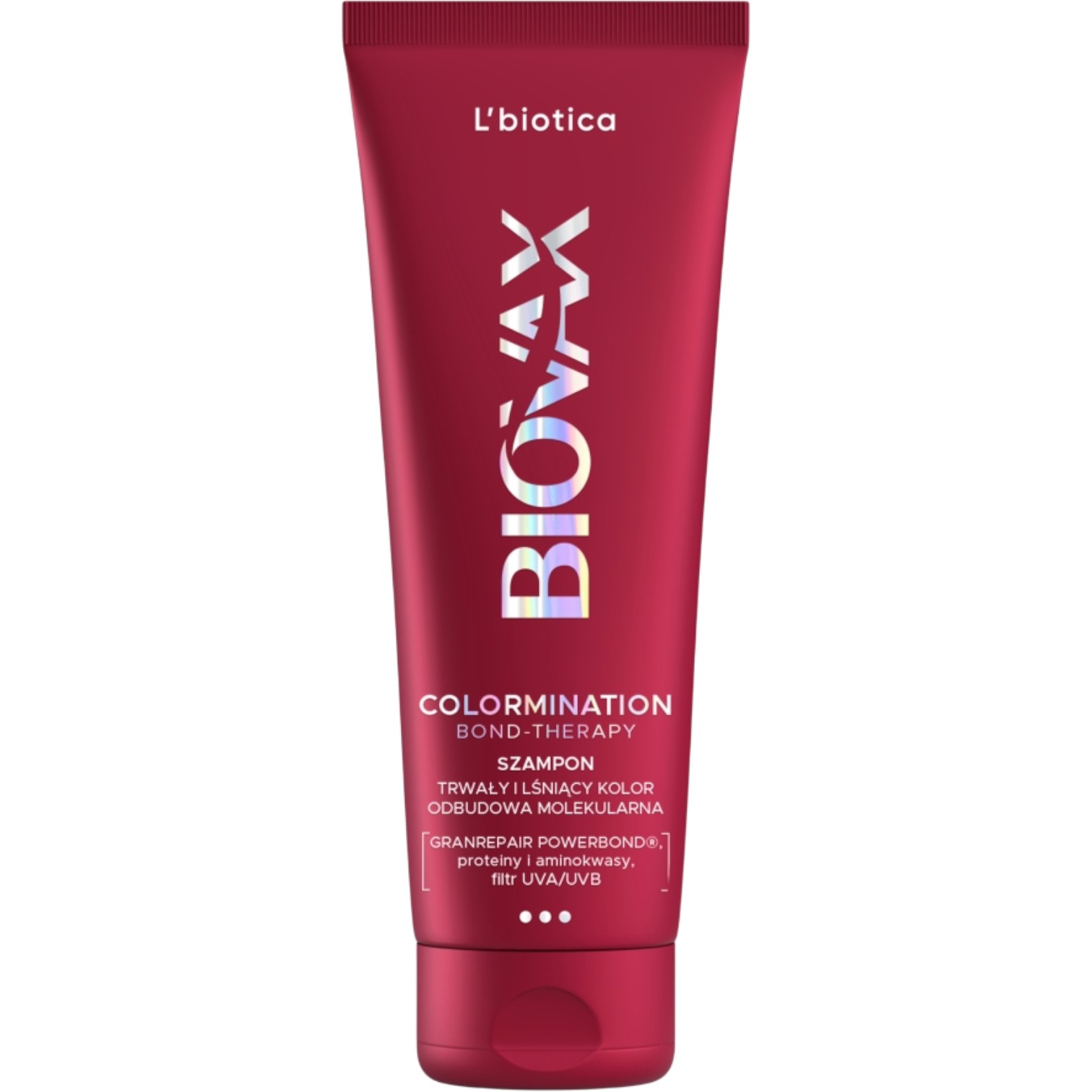 L'biotica Biovax Colormination Bond-Therapy Szampon do włosów 