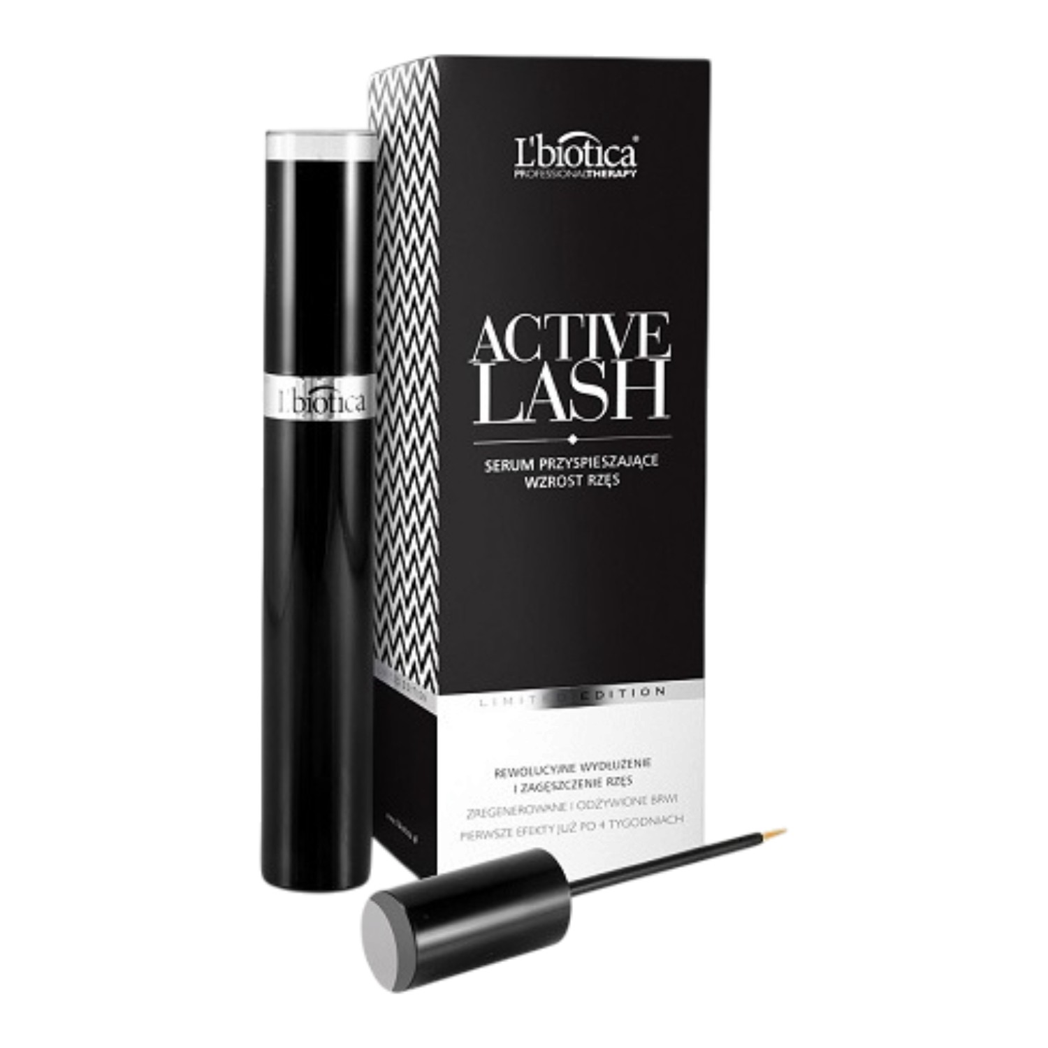 L'biotica Active Lash Serum przyspieszające wzrost rzęs i brwi, 3,5 ml