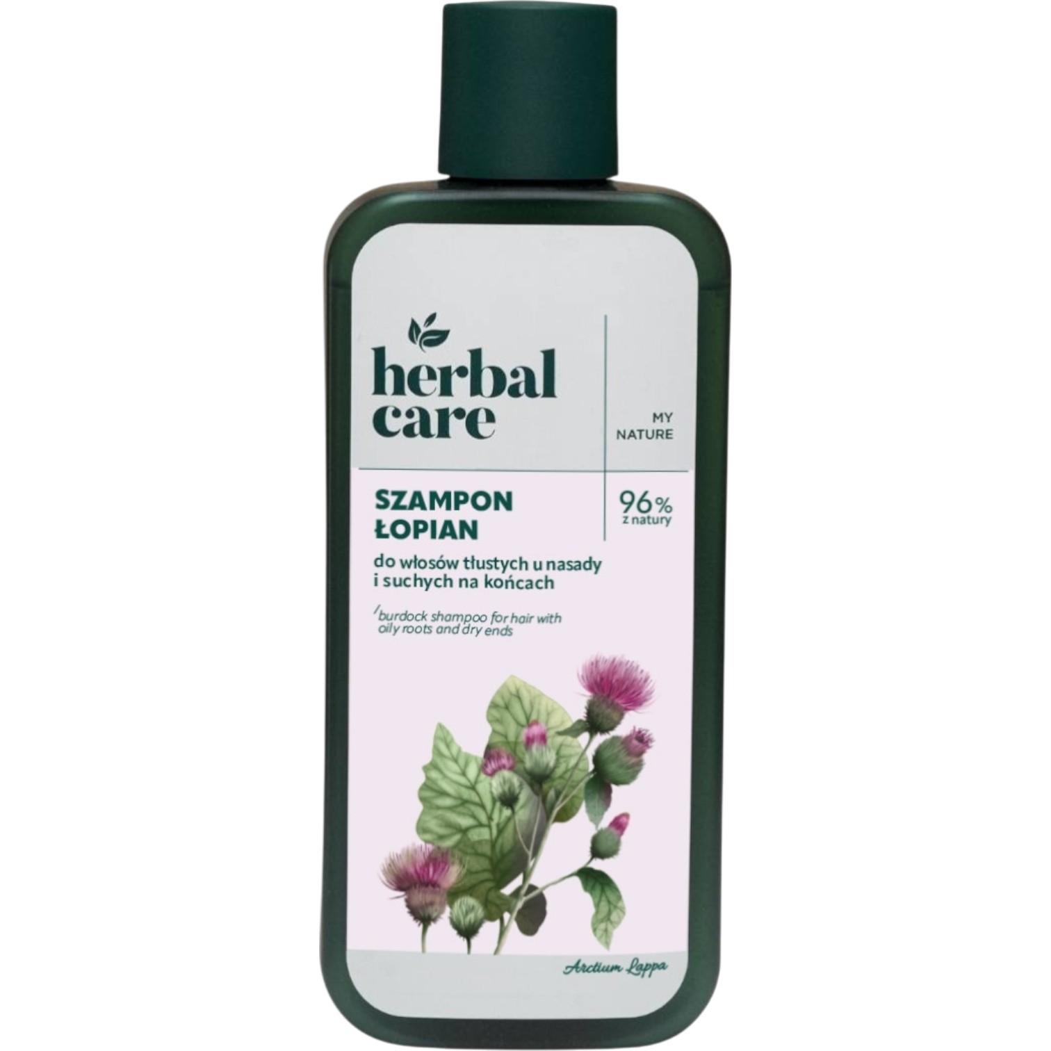 Herbla Care Shampoo per capelli grassi alle radici e secchi alle punte Bardana
