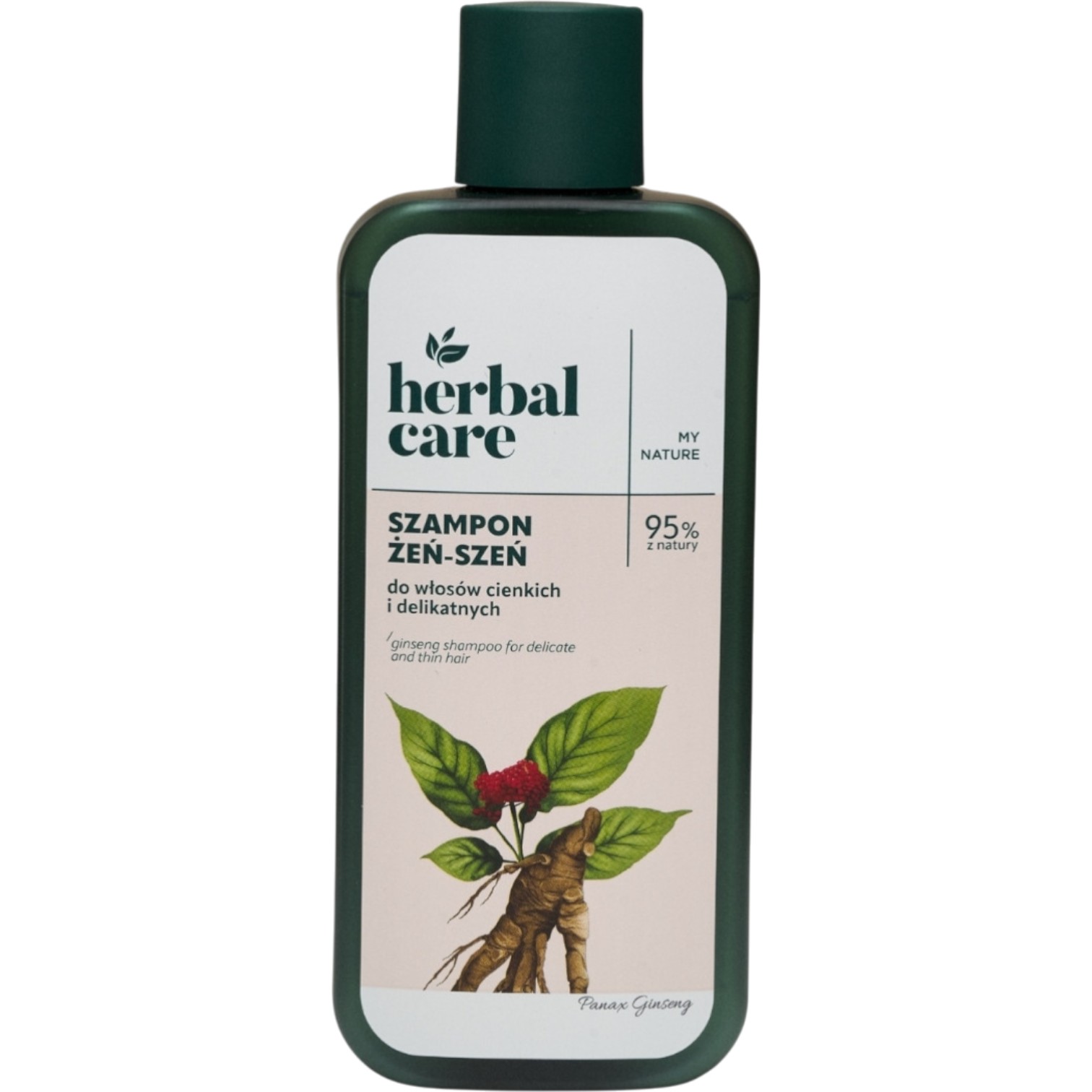 Herbla Care Szampon do włosów cienkich i delikatnych Żeń-Szeń