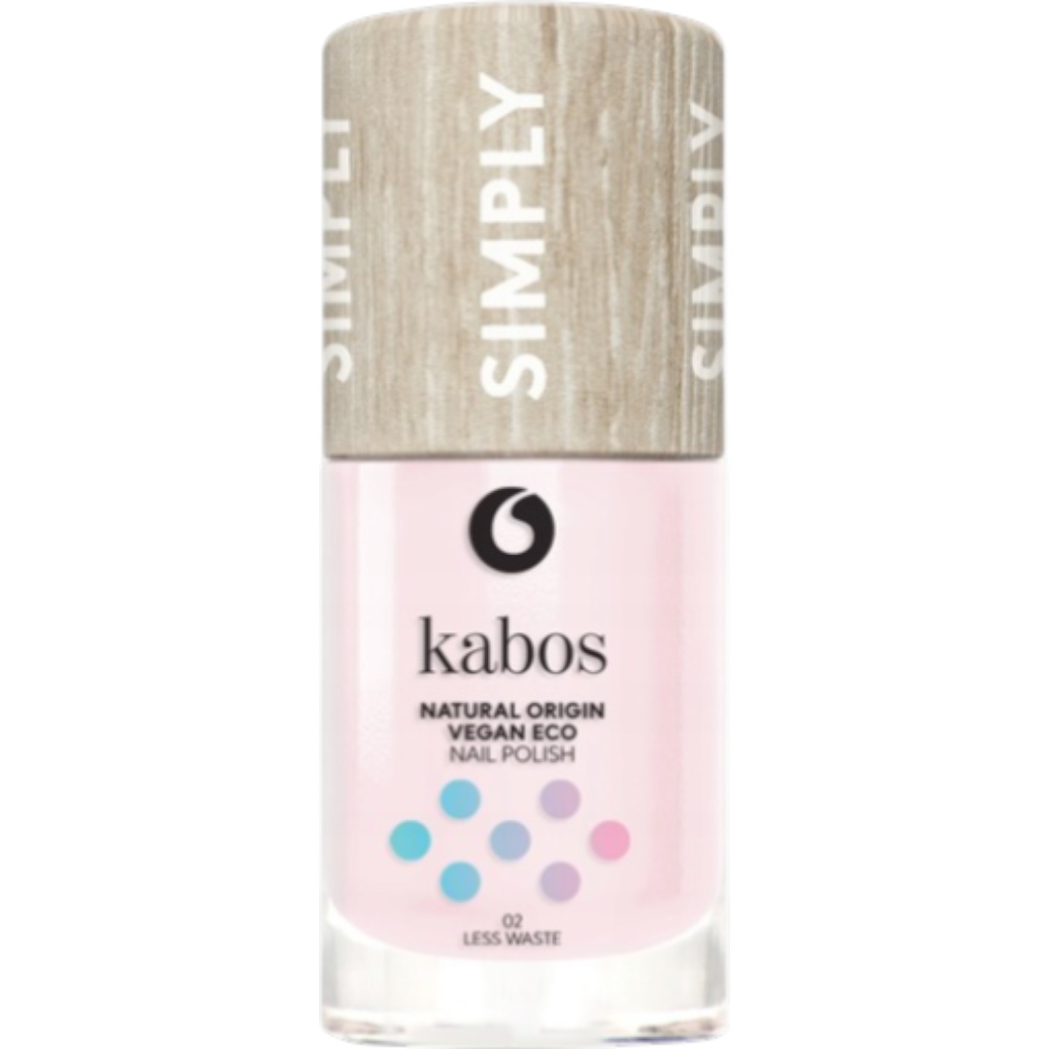 Kabos Simply Lakier do paznokci klasyczny, 02 Less Waste