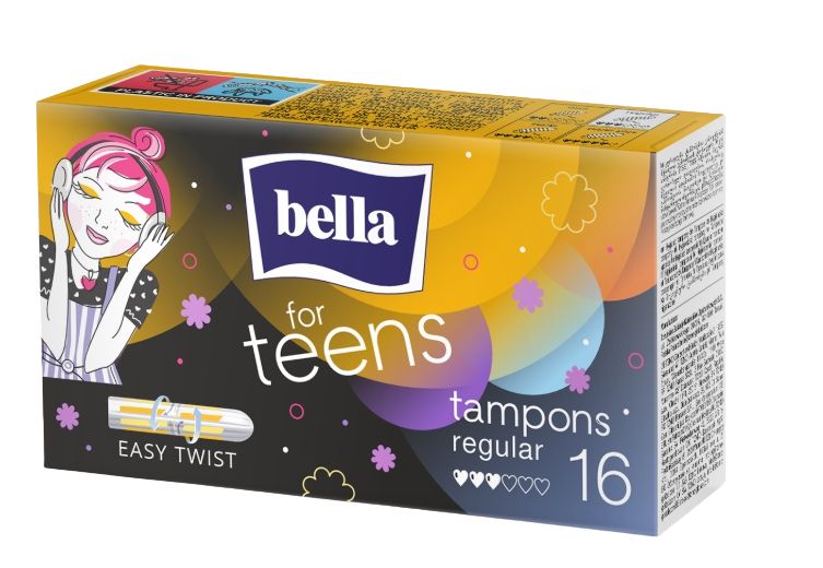 Bella for Teens Tampony Regular, 16 sztuk