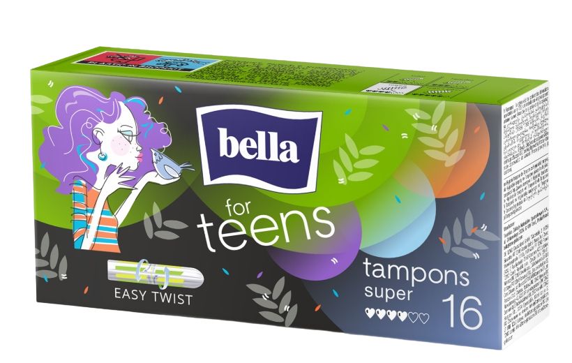 Bella for Teens Tampony Super, 16 sztuk