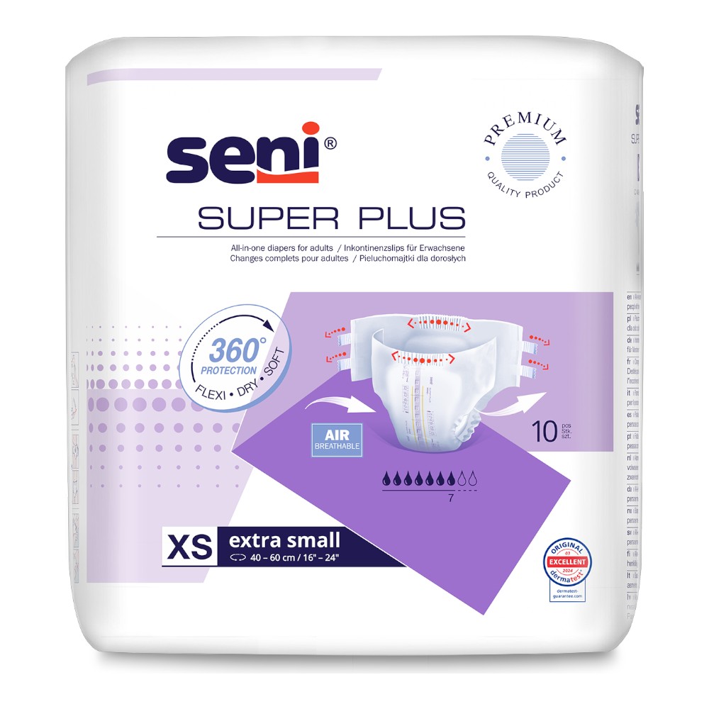 Seni Super Plus XS Pieluchomajtki, 10 szt.