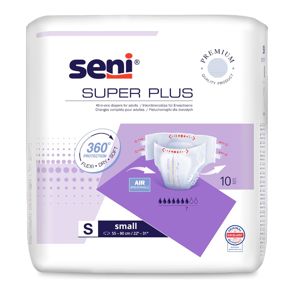 Seni Super Plus S Pieluchomajtki, 10 szt.