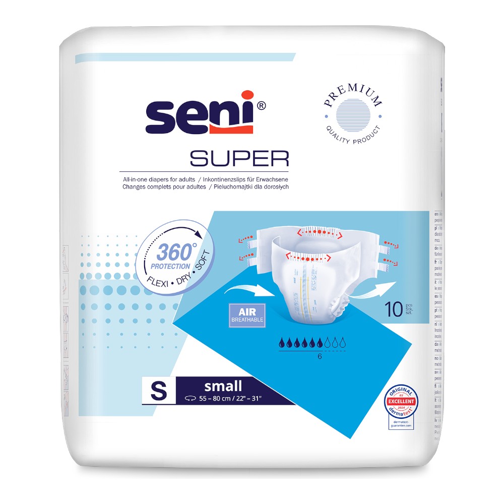 Seni Super S Pieluchomajtki, 10 szt.