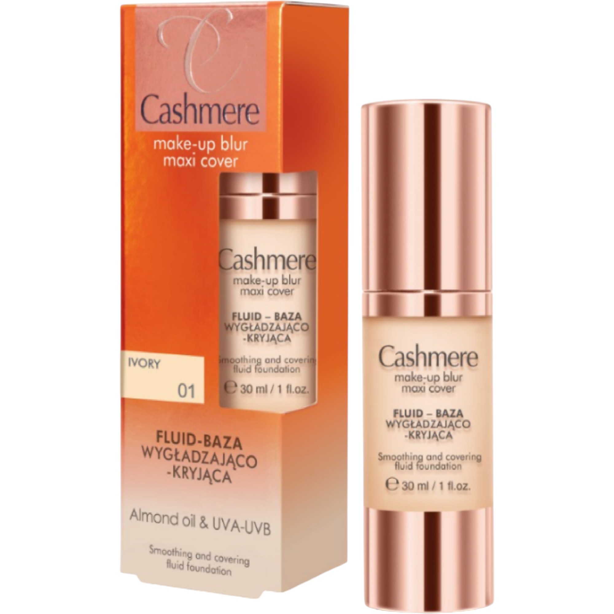 Dax Cashmere Make-Up Colour Blur Maxi Cover 01 Fondotinta ivory