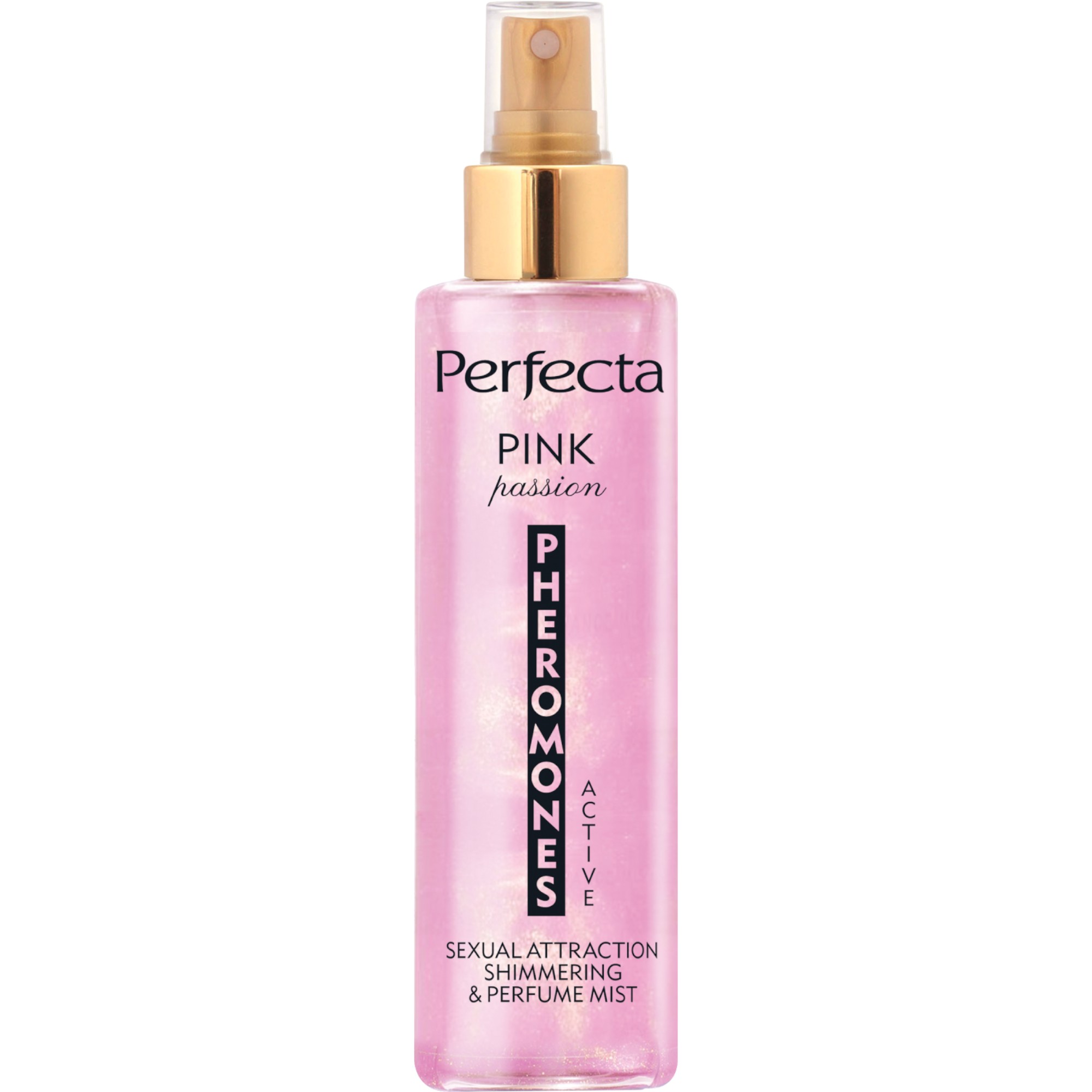 Perfecta Pheromones Active, perfumowana mgiełka do ciała Pink Passion, 200 ml